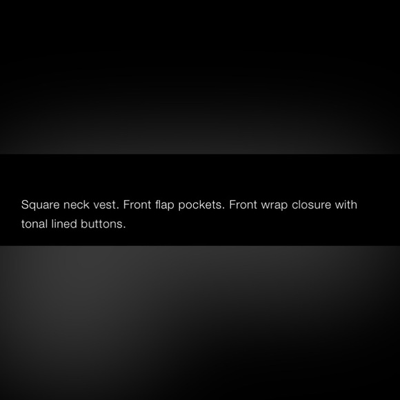 ZARA LINED BUTTON VEST + STRAIGHT LEG PANTS WITH SLIT SET - Picture 15 of 17